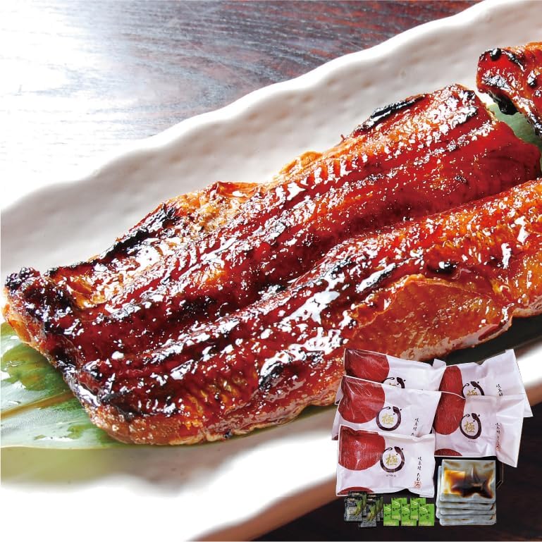 【たむろ極 幻のめすうなぎ艶鰻】国産うなぎ蒲焼5尾＋肝付き（5〜6人前）【長焼き専用（タレ少なめ）・焼き加減／普通】贈り物にも最適 