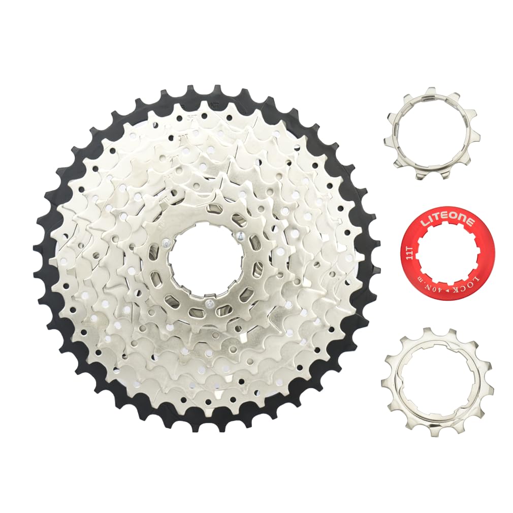 9 Speed Cassette 11-40T MTB Cassette 9 Speed Fit for Mountain Bike, Road Bicycle, MTB, BMX, SRAM, Shimano