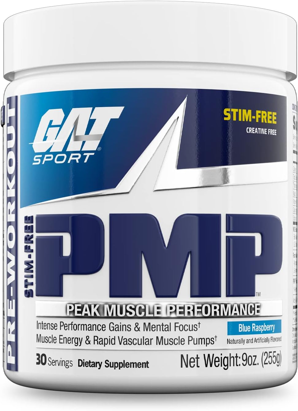 Pmp Stimulant Free Supplement, Blue Raspberry (9oz)