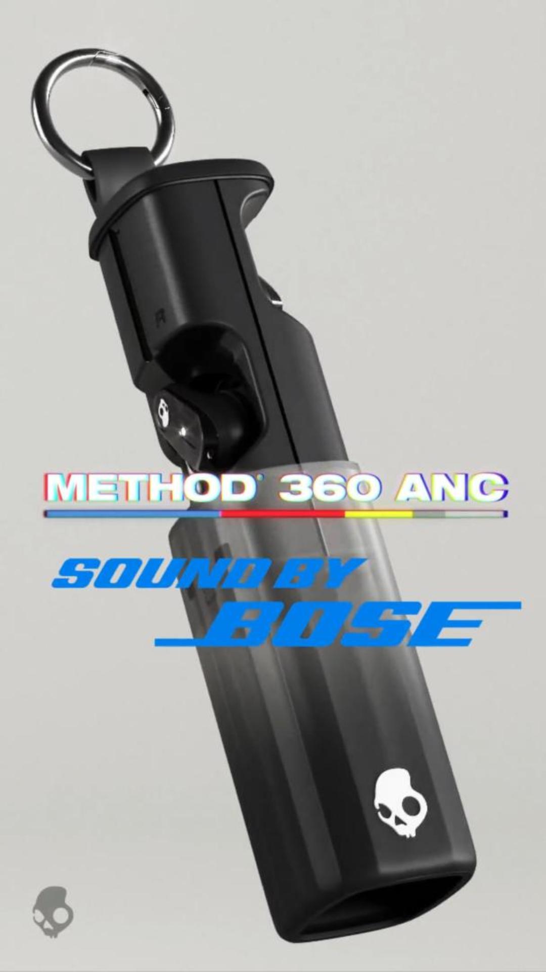 Skullcandy Method 360 ANC Wireless Earbuds, Sound by Bose