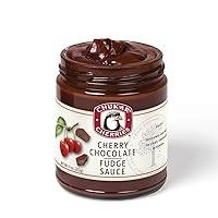 Vista 2 de Salsa de postre de chocolate y cereza (cereza de chocolate, 12 frascos)