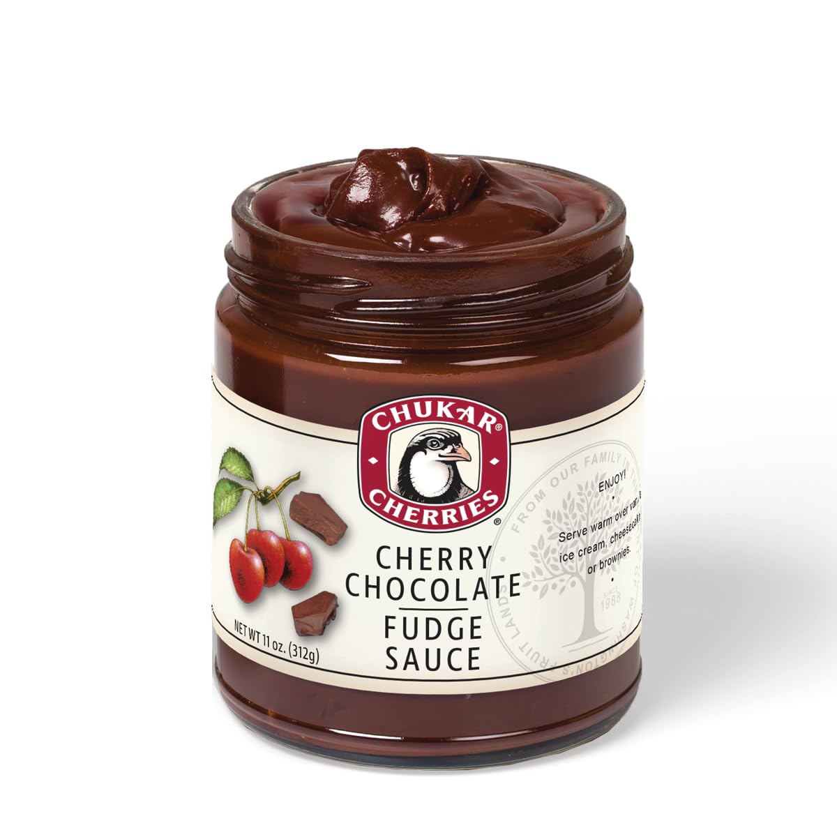 Chukar Cherries Cherry Chocolate Fudge Sauce (Pack of 1)