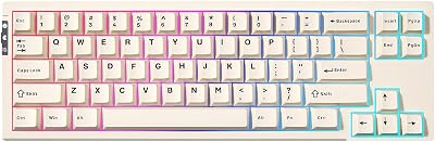 YUNZII RT68 Rapid Trigger Gaming Keyboard, Hall Effect Magnetic 68-Key Wired RGB Tastiera Hot Swapped PC Gaming Keyboard, tastiera meccanica regolabile Actuation TKL (bianco)