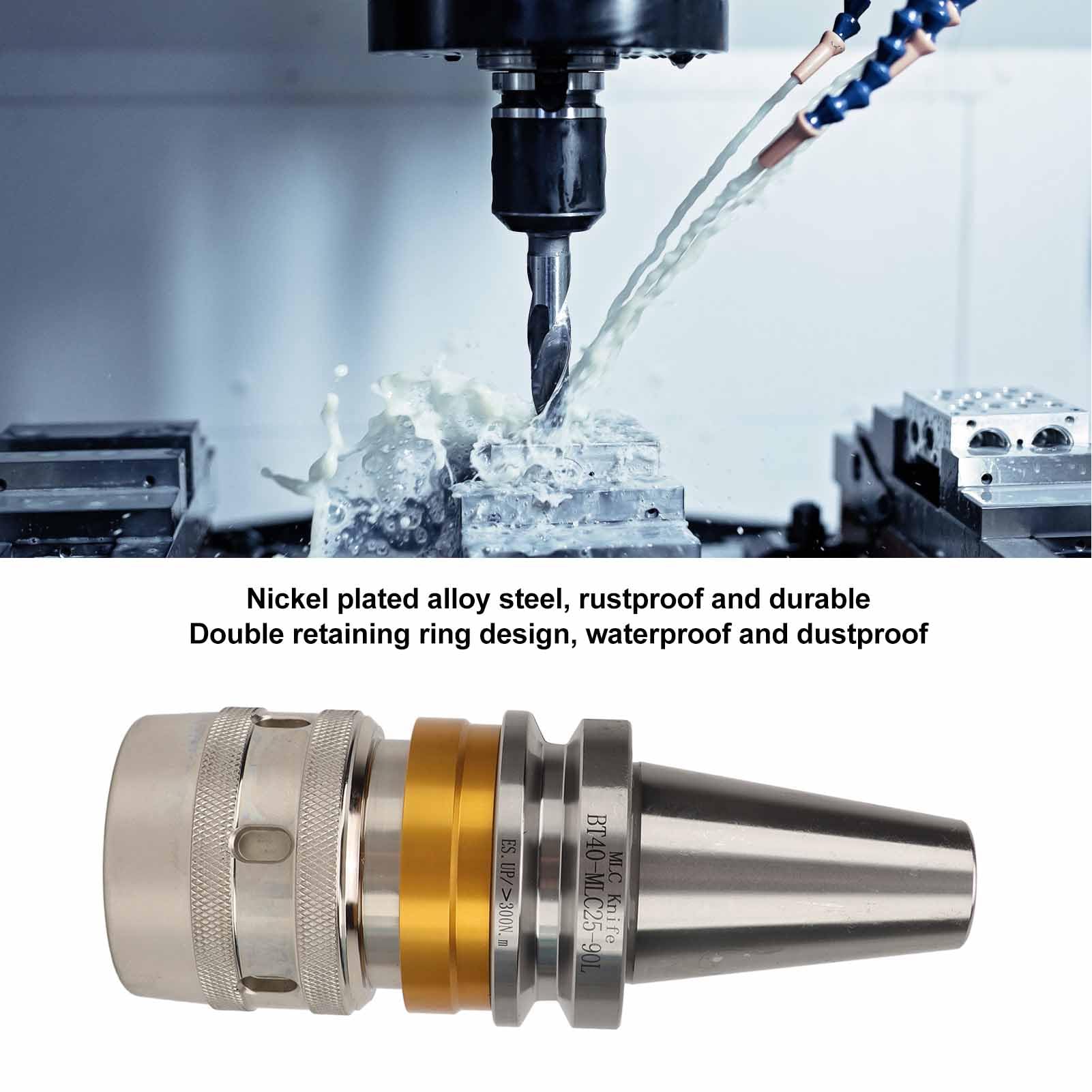 Generic Portaherramientas para Portabrocas de 90 Mm con Diseño de Acero de Aleación de Alto Rendimiento para Uso CNC en Fabricación