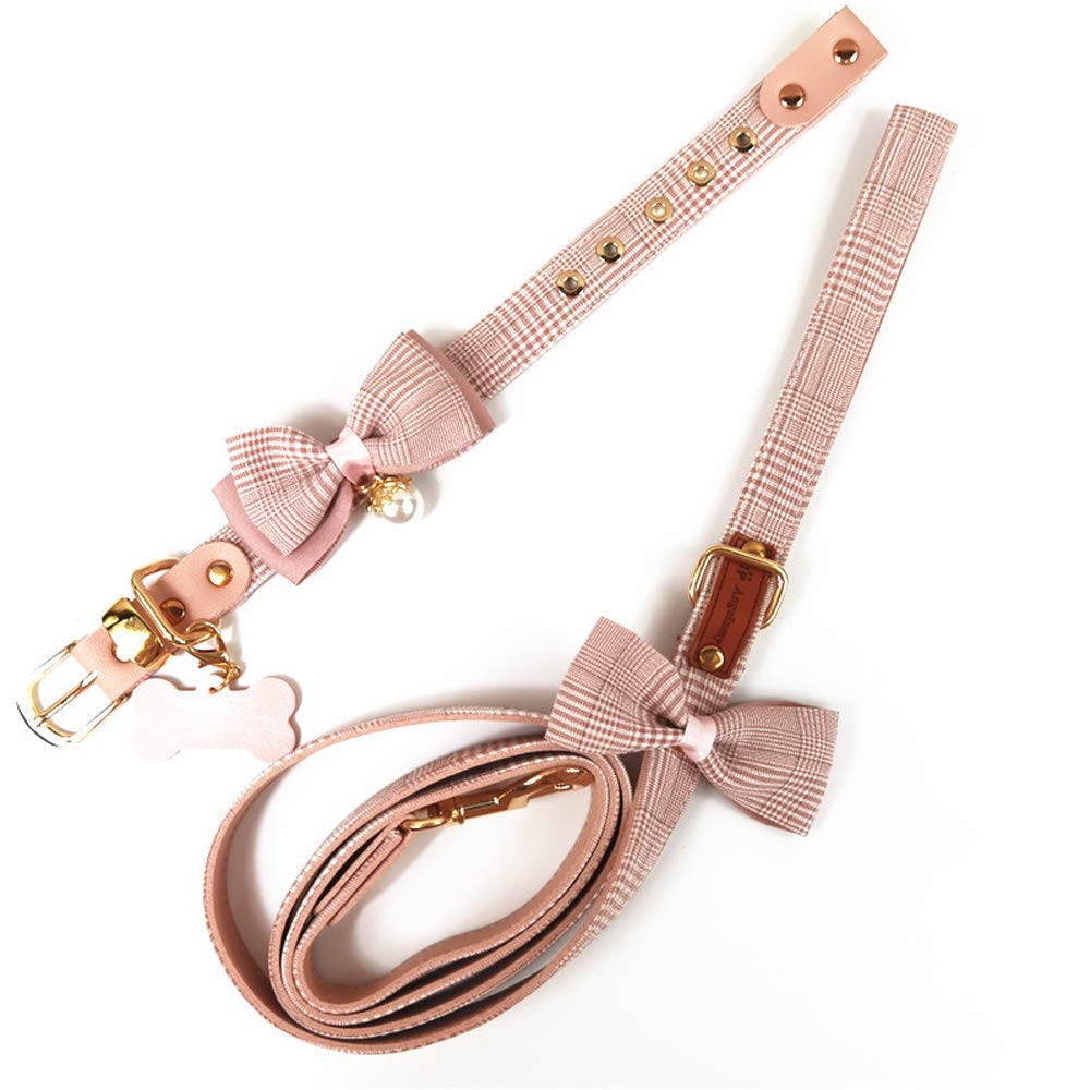 Amazon Yurika 犬 首輪 リボン 猫 首輪 おしゃれなモダン 首輪 リード セット かわいい首飾り ネコ用くびわ 貴族風 蝶ネクタイ付き襟 レー ス ペットへのギフト 犬猫 用 調節可能 ペットのアクセサリ L 首周り範囲30 44cm ピンク Yurika ペット用品 通販