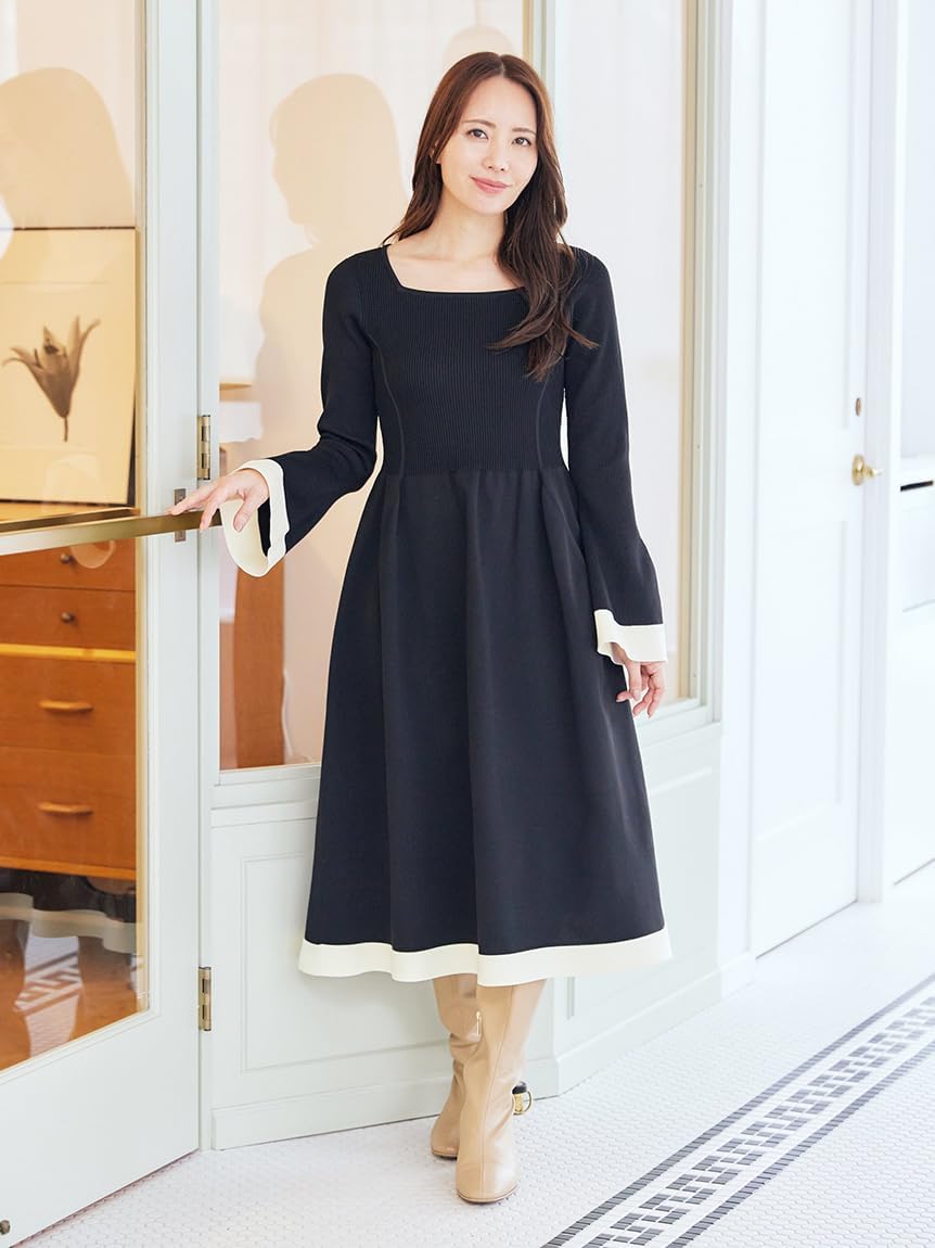 Amazon.co.jp: [セルフォード] ベルスリーブホールガーメントニット