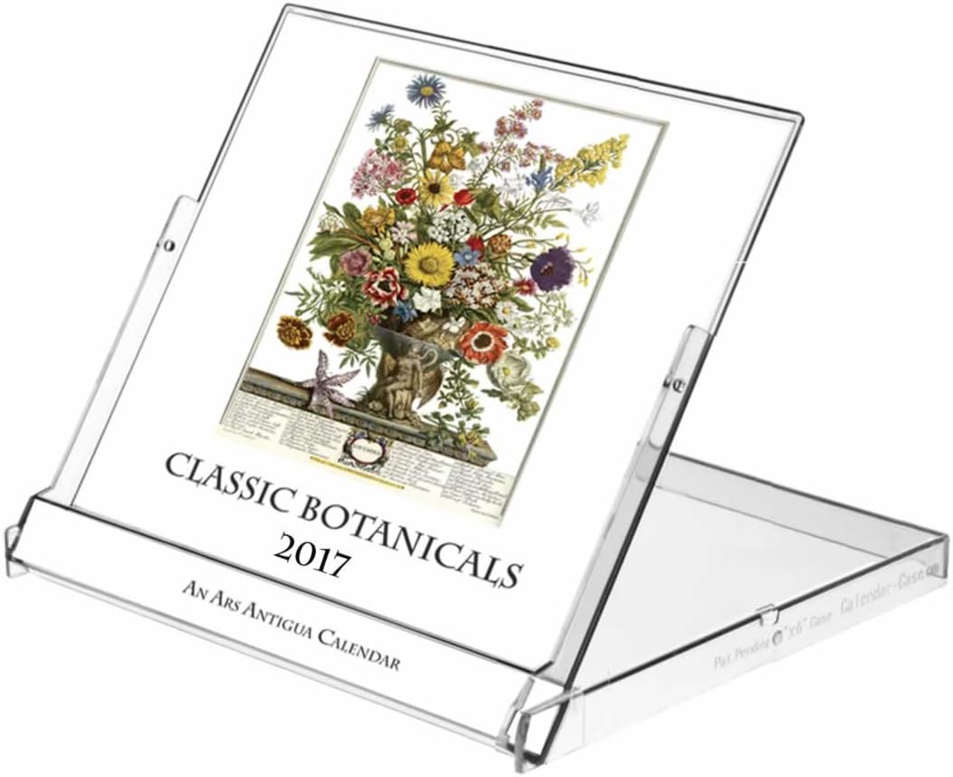 Ars Antigua 2017 Classic Botanicals CD-style Desk Calendar