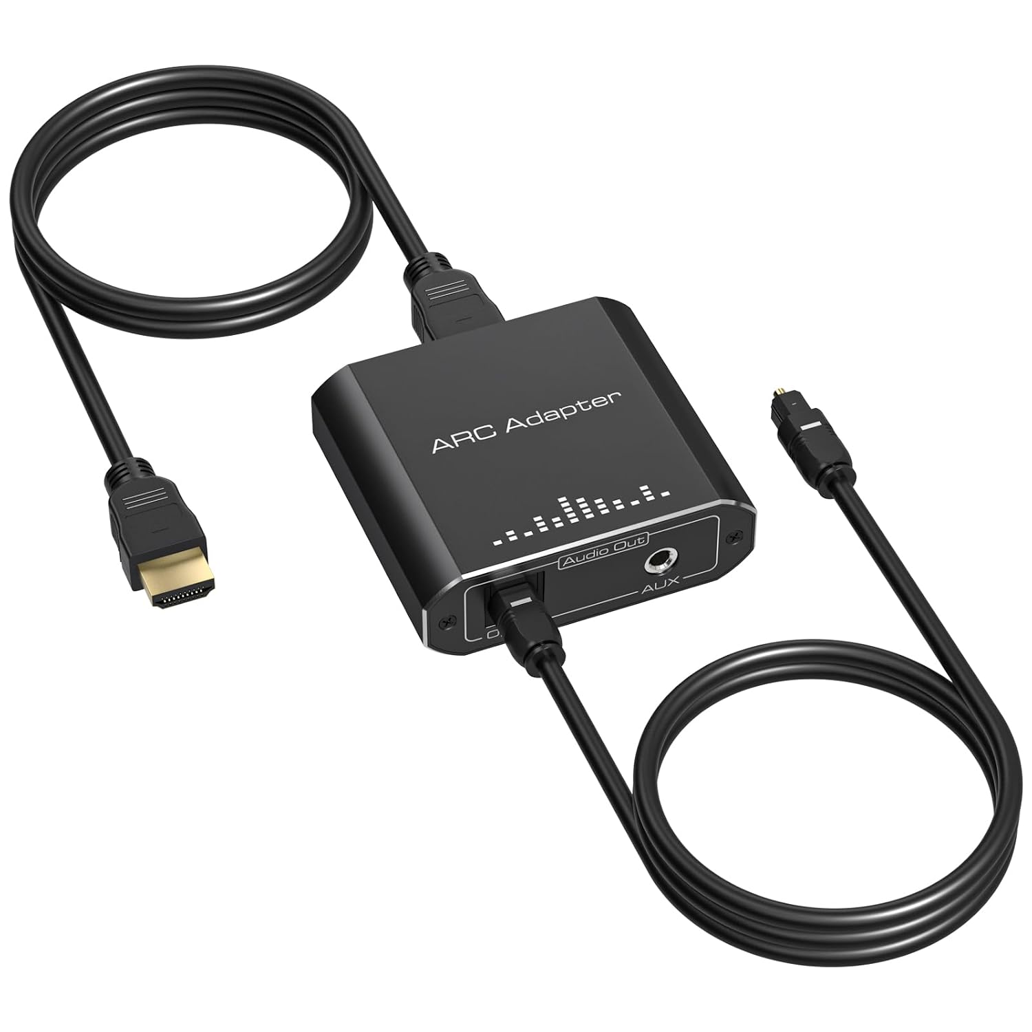 VPFET HDMI ARC Audio Extractor Only Work for HDTV ARC to Optical Audio Adapter Converter Toslink+3.5mm AUX Output Support DTS/Dolby-AC3/DSD/LPCM for Soundbar Speaker Headphones Amplifier No CEC