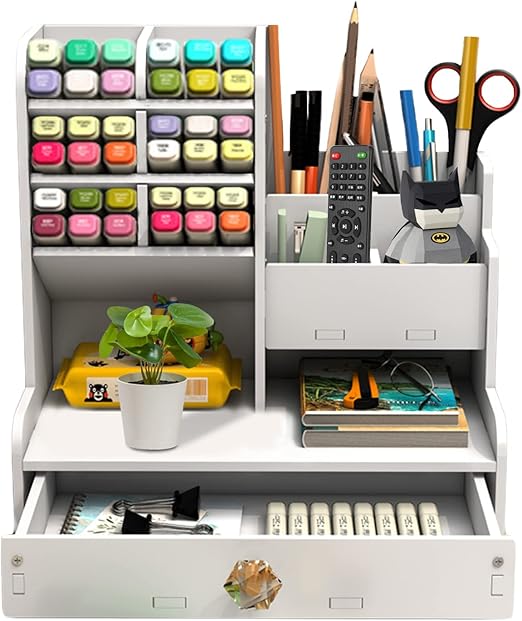 Portapenne In Lega Di Alluminio - Organizer Moderno Per Scrivania Ufficio O Casa - Foto 13