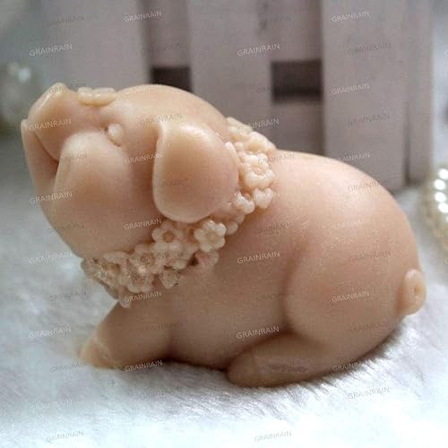 Miniatura 3 de Craft Art - Molde de silicona para jabón, moldes de silicona hechos a mano para hacer jabón (11043)