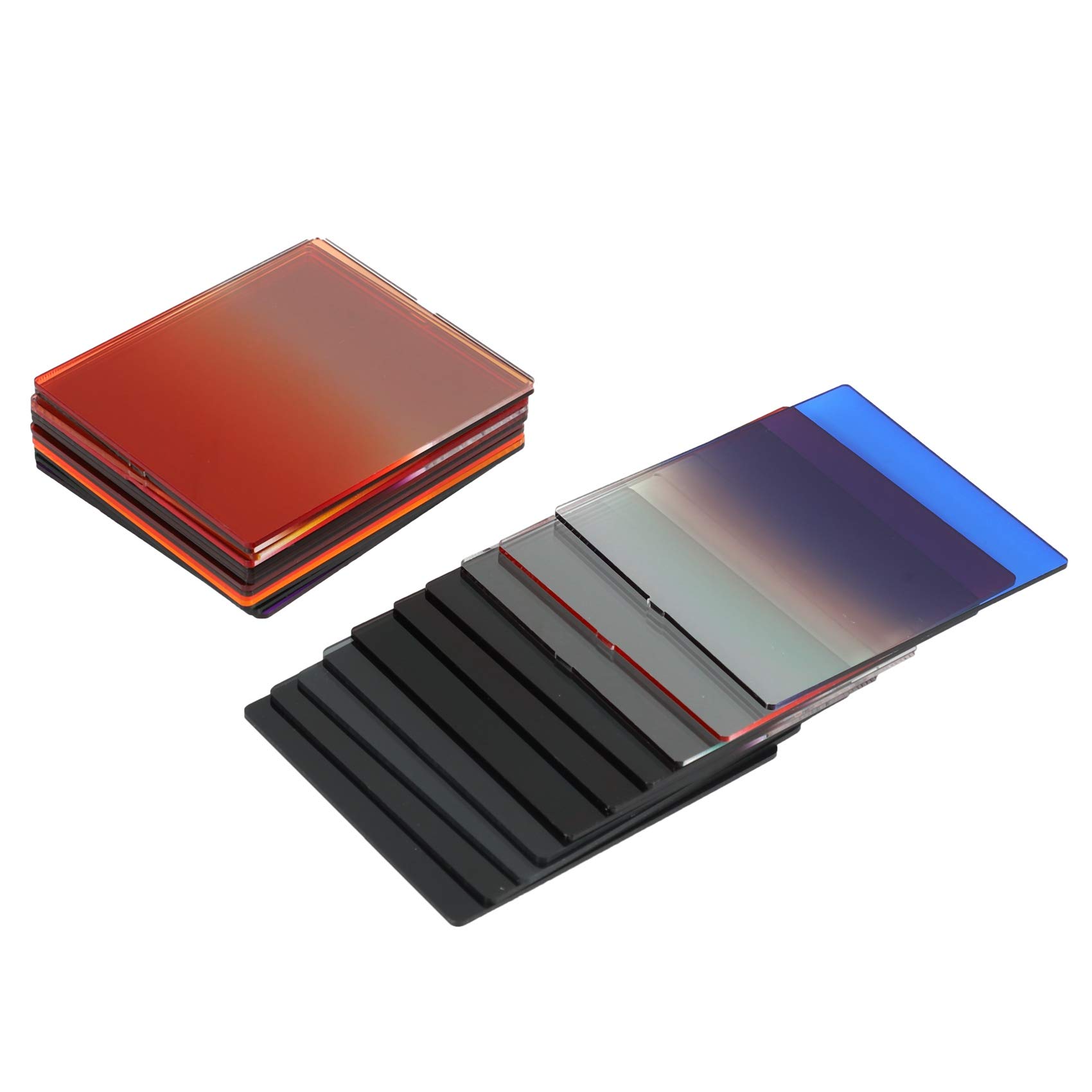 de 24 filtros cuadrados completos + graduados + soporte de filtro de anillo adaptador de 9 tamaños para p series LF78