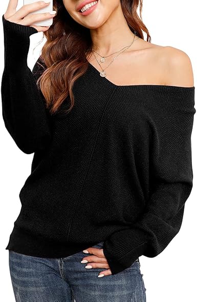 off the shoulder cotton sweater
