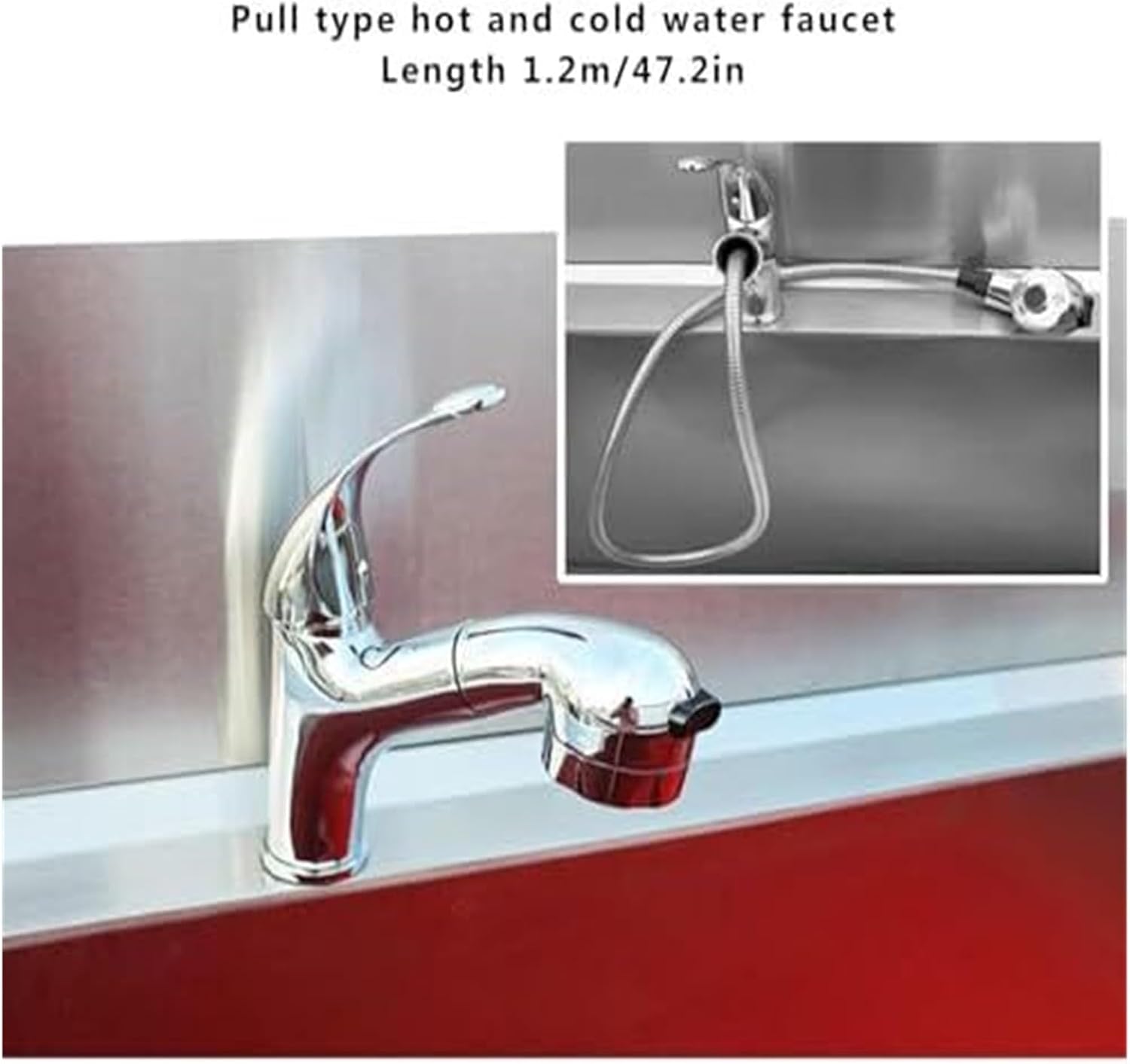 Foldable Dog Bathtub,Pet Washing Station, Pool,Professional Commercial Grooming Tub,Stainless Steel(Depth40cm,80 * 60 * 80cm)