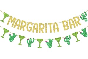 Glamorous Margarita Bar Banner Garland