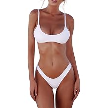 Lukitty Women's Push Up Straps Bikini Set 2PCS Bathing Suit Swimwear Swimsuit