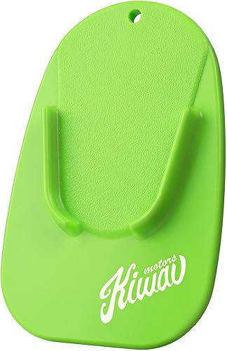Miniatura 31 de KiWAV Accesorio de soporte de placa de soporte para motocicleta, color negro, suelo suave, hierba, pavimento caliente, estacionamiento al aire