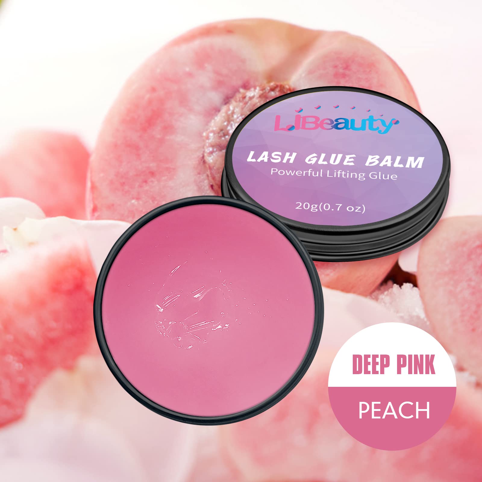 Libeauty Colla Laminazione Ciglia, Colla per Laminazione Sopracciglia, Lash Lift Glue Balm, Contiene Ingredienti Nutrienti, Trattiene Bene le Ciglia, Adatto per il Salone (20g)