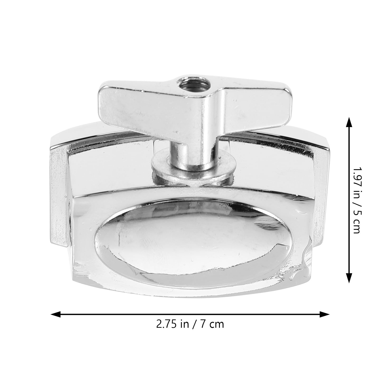 Support de Tom en Alliage Argenté, Amovible, pour Batterie et Caisse Claire, Accessoire de Remplacement pour Tom Basse et Grosse Caisse