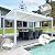 MASTERCANOPY 10’ X 13’ Louvered Pergola Outdoor Aluminum Patio Pergola with Adjustable Roof for Deck Backyard Garden (White)