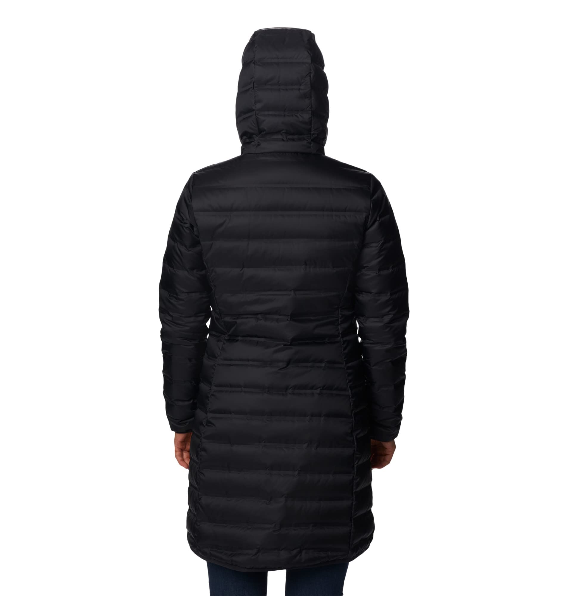 Columbia Women's Lake 22 Down Long Hooded Jacket, Hooded Puffer Down Jacket