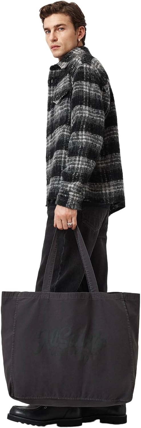 AllSaints Large Odyssey Tote Washed Black One Size