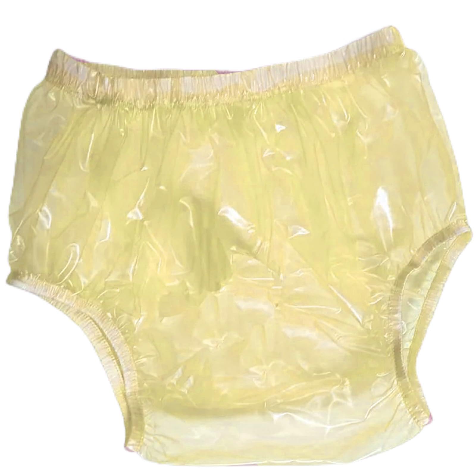 PVC Plastic Transparent Pants Sexy Unisex Underpants Adult Diaper Cover Rubber Pants for Adults Incontinence Washable Adult Diaper Cover ABDL Diaper Cover