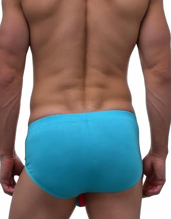 Wildmant Big Boy Pouch Modal Briefs Baby Blue and Pink