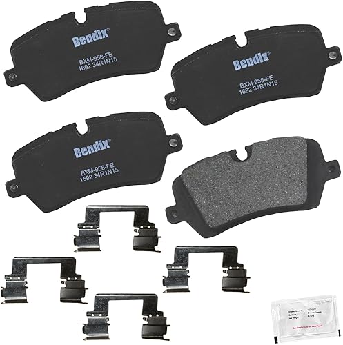 Miniatura 321 de Bendix Priority1 CFC154 - Juego de pastillas de freno de disco para Avanti II, Century, LeSabre, Regal, Riviera, chasis comercial, DeVille