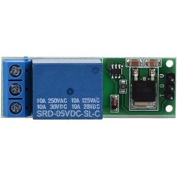Io25b01 6-24V Trigger Latch Relay Bistable Self-Locking Low Pulse Trigger Weight 15g/0.5oz
