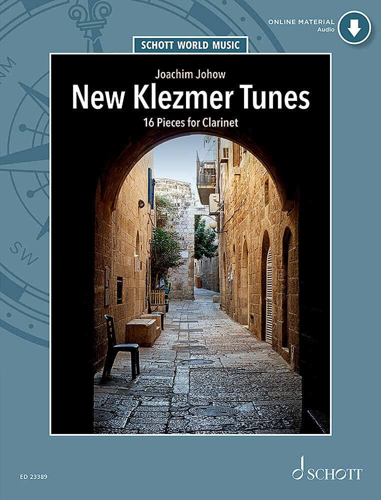 New Klezmer Tunes:-16 Pieces for Clarinet - clarinet and piano (guitar, accordion).- sheet music with audio - (ED 23389)