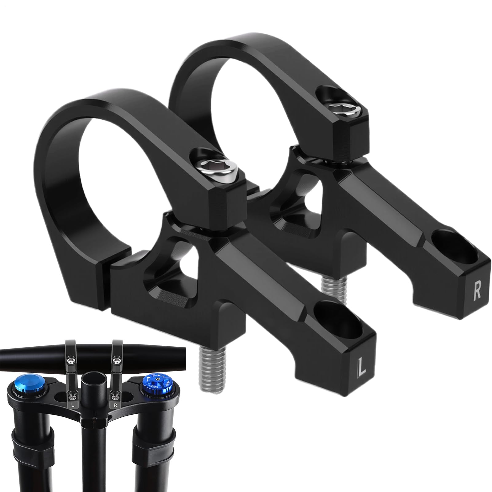 Zacisk do Rowerowego Mostka Direct Mount | Komputerki Do Bezpo?redniego Monta?u Z Zaciskiem Kierownic? - Precyzyjne Akcesorium Aluminiowe dla Wymagaj?cych Doros?ych Pocz?tkuj?cych
