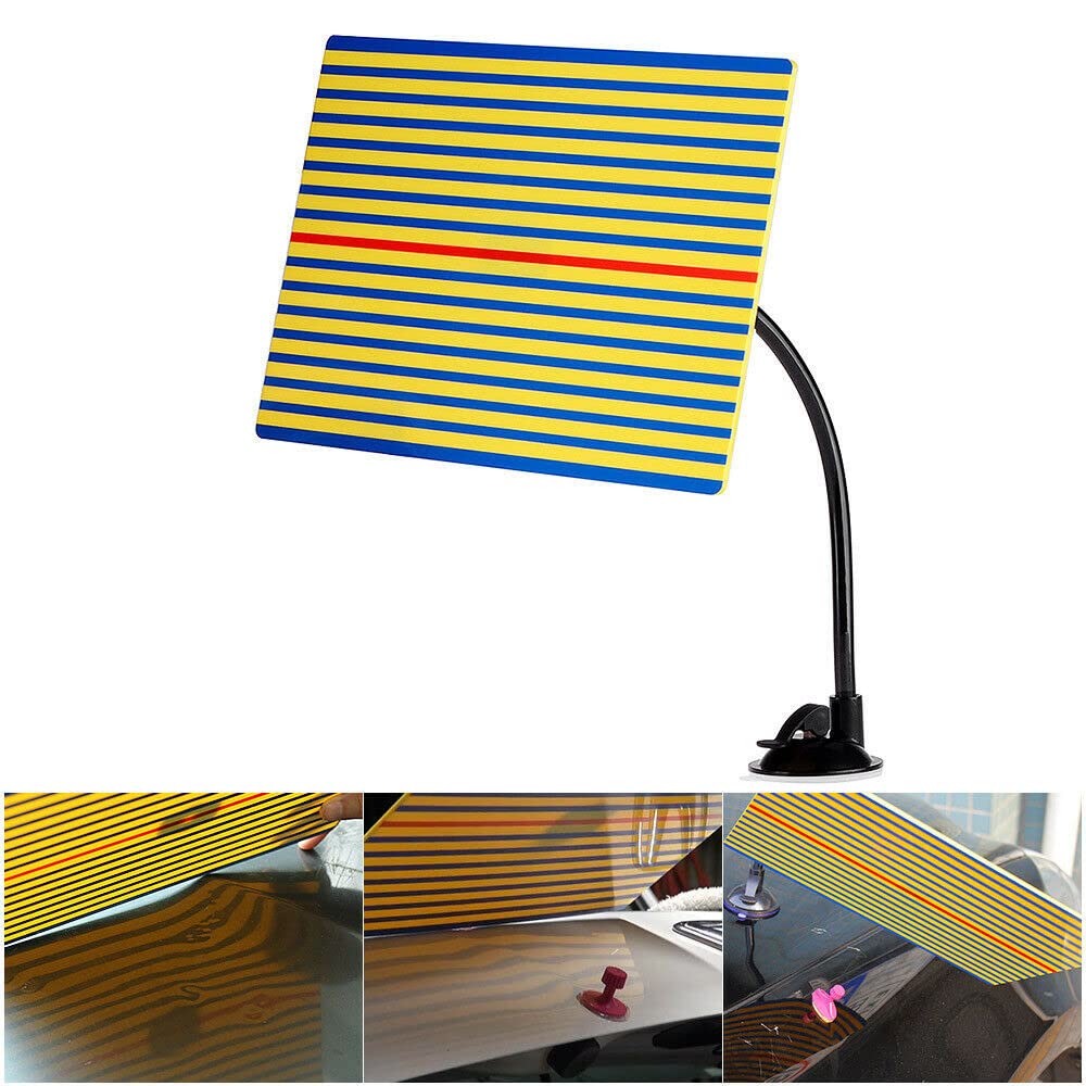 Riloer PDR LED cable plate, herramienta de reparación de abolladura reflector de luz, reparación de abolladura automotriz reflector removal herramienta PDR abolladura line plate