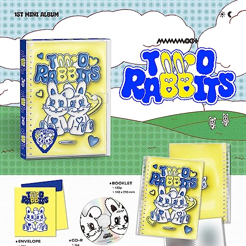 MAMAMOO+ TWO RABBITS Mini Album CD Standard Version avec POB et Photocard - 2