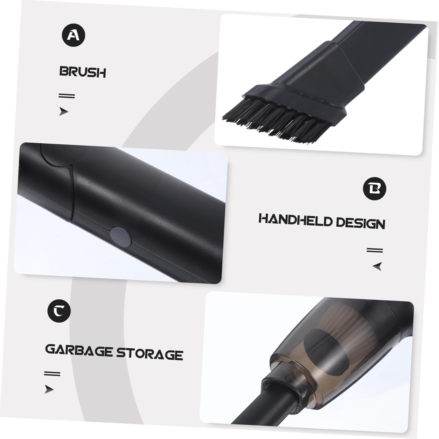 VALICLUD 1 Set Car Dust Vacuum Powerful for Automotive Copper Black