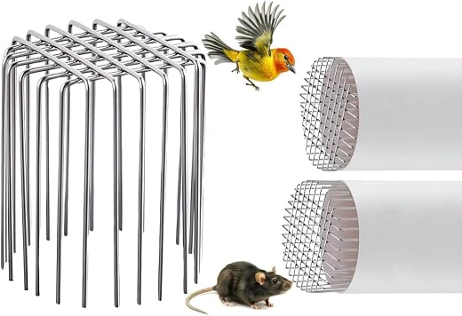 XEWOi Rust-Resistant Metal Wire Grid Drain Outlet Stopper with Anti-Rat Design, Rodent Proof, Anti-Blocking Outlet Stopper...