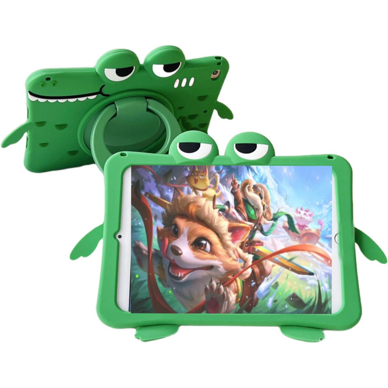 Kids Android Tablet C702 7" Smart Wifi Tab For Kids With 4GB RAM 64GB ROM Dual-Core Processor Supported Wi-Fi and Bluetooth (Green)