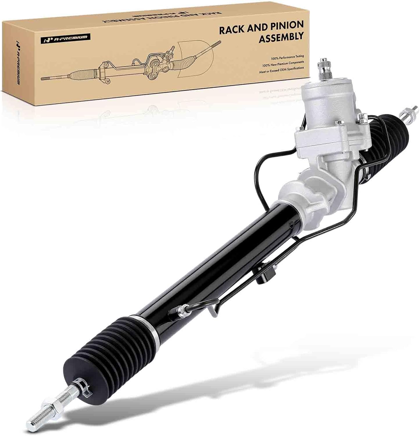 A-Premium - Hydraulic Power Steering Rack and Pinion Compatible with Nissan 300ZX 1984 1985 1986 1987 1988 1989 3.0L, Replace# 4920026P06