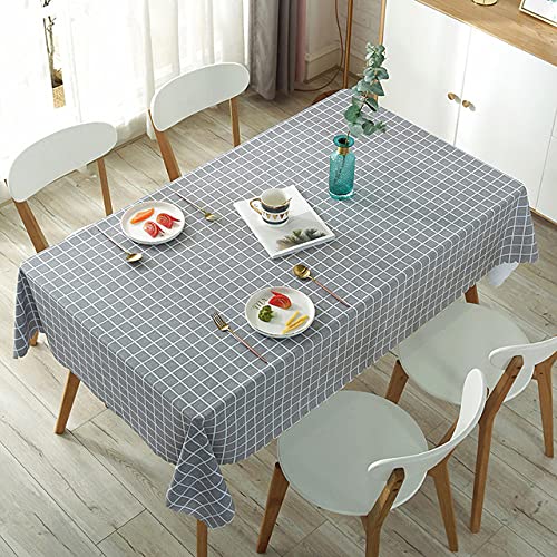 Nappe ronde en plastique imperméable 140x180 cm pour table - 2