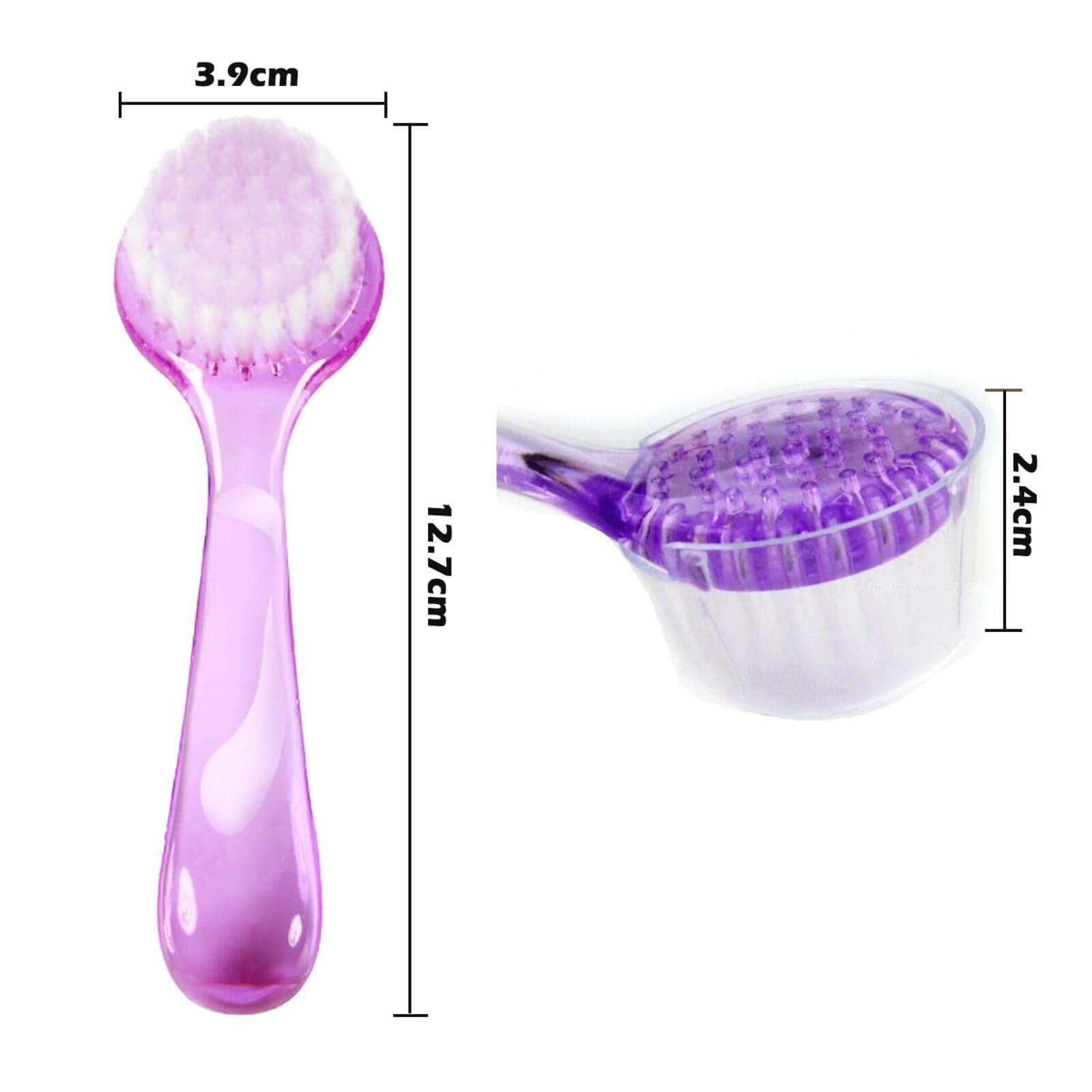3 Pieces Pet Hair Comb Cleaning Pet Grooming Brushes Pet Bathing Brush Hamster Brushes Nail Cleaner for Guinea Pig Chinchilla Ferret - Image 2