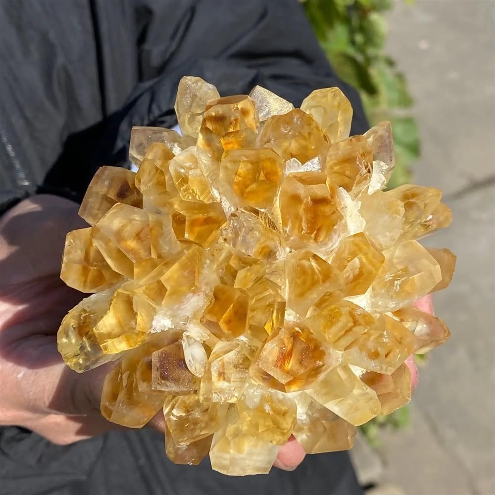 天然シトリンファントムクォーツ、イエローファントムクォーツ