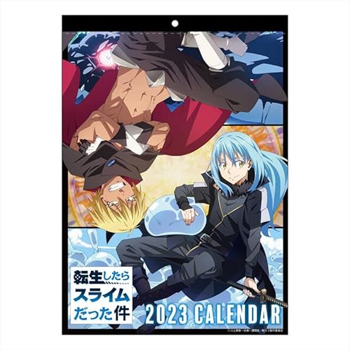 GRANUP 転生したらスライムだった件 壁掛けカレンダー2023 約H580×W380mm 紙 スチール製