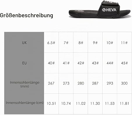HEVA Slide Men's Summer Sandals Pool Shoes