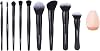 Set de brochas e.l.f. Ten Out Of Ten | Kit de 10 brochas para maquillaje facial, ojos, cejas y más, con cerdas sintéticas, vegano y libre de crueldad, sintético 7