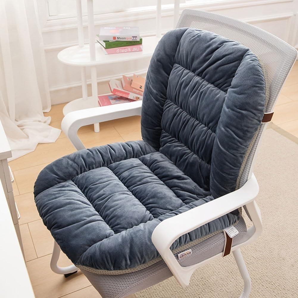 Brikipth Outdoor Patio Cushion Chair Cushion for Rocking Chair, Thick Back Pillow & Seat Cushion with Ties, Outdoor Garden Lounge Chair Mat, All Weather Replacement Rocking Chair Cushions