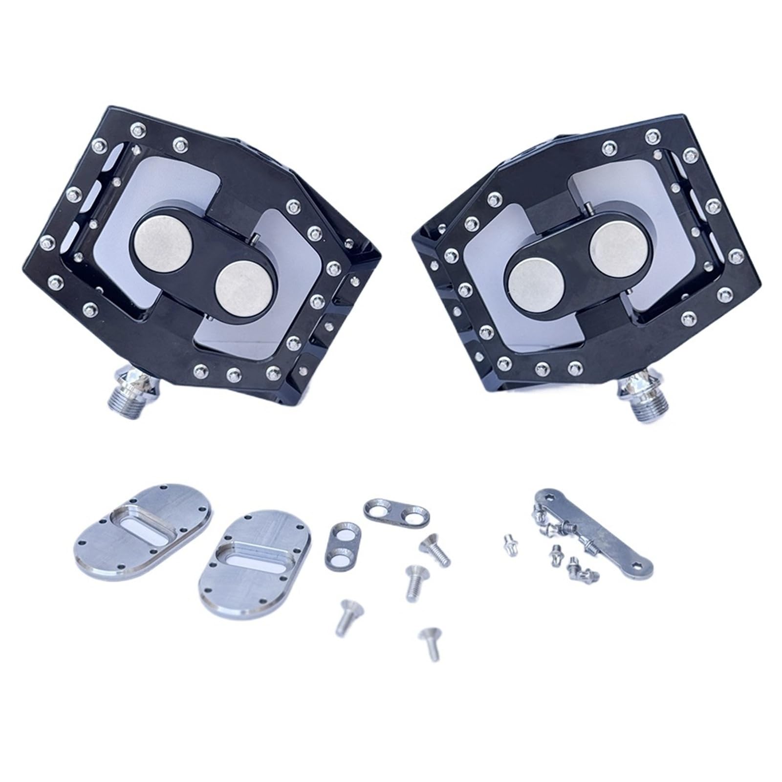 Genérico Pedales de Bicicleta magnéticos N52 MTB de Aluminio mecanizado | N52 magnético; aluminio mecanizado; Ciclismo MTB XC Trail DH