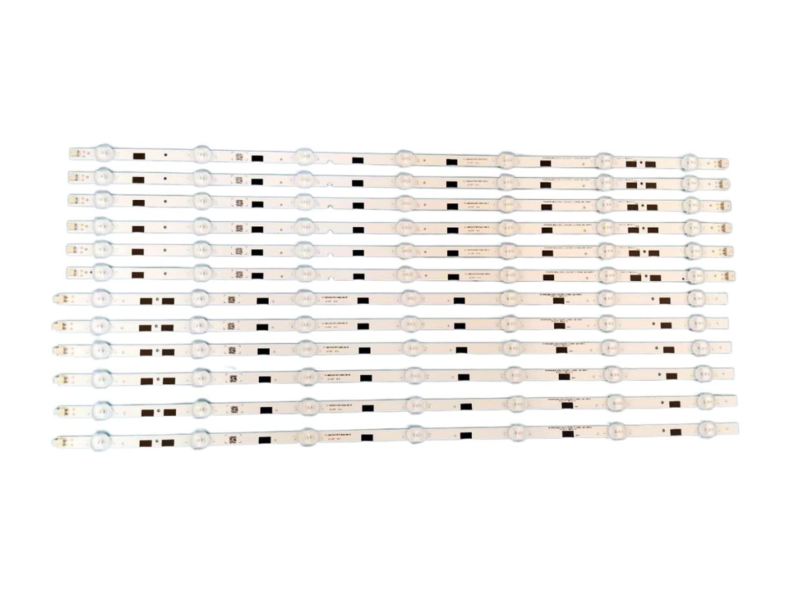 HCZION 12pcs / kit LED Bande Convient for Samsung 58 TV UA58H5203 UE58H5205 UE58J5000 UN58J5190AF UE58J5200AW DMGE 580SMB R3 LM41 00091G Bandes de rétroéclairage TV