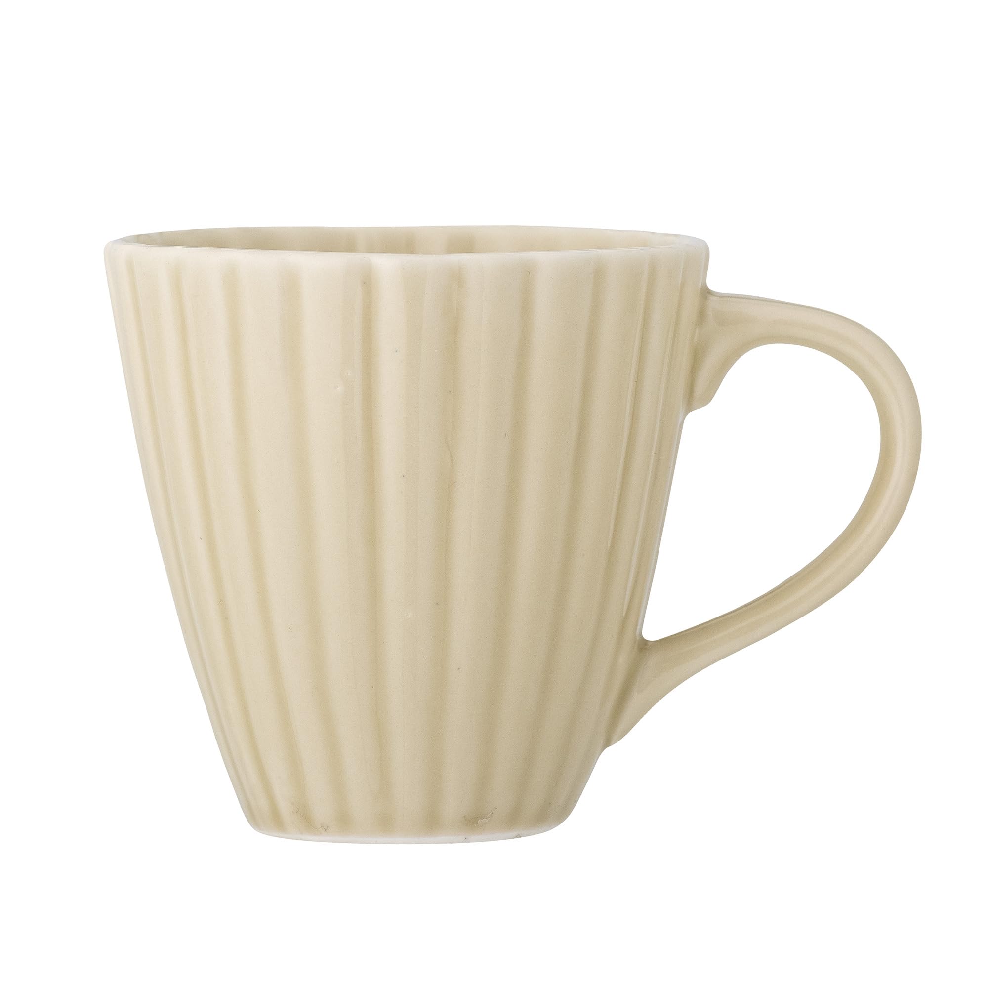 Bloomingville Latina mug, mug, natural, earthenware, depth 8.5 x height 8.5 cm, 220 ml
