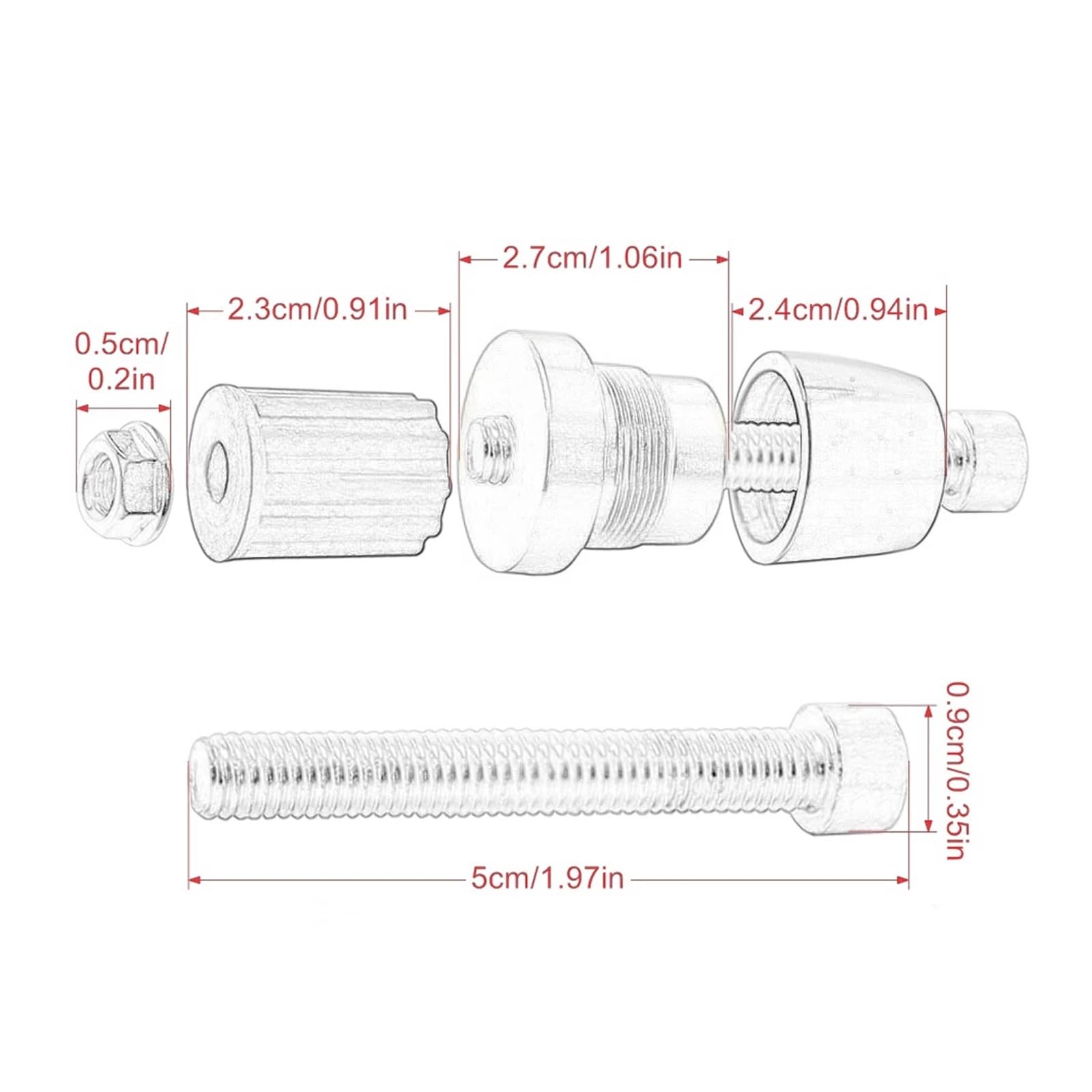 Moto Topes Manillar Empuñaduras De Manillar Universales Motocicleta para Xmax 125, 250, 300, 400 X MAX, Extremos, Tapa Contrapeso, Deslizante Agarre(T)