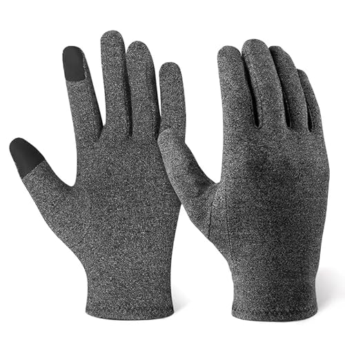 Full Compression Gloves with Touch Screen, Large
