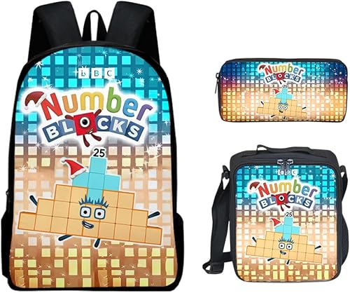 Miniatura 1 de Mochila de moda y bolso de hombro inclinado Mochila para computadora portátil Mochila linda de dibujos animados para mujeres y hombres, 9, Mochilas